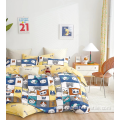 Pure Cotton active printing four pcs bedding sets